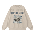 Drop The Stone (Snow Washed Oversized Sweatshirt)
