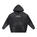 Chosen "CHZN" Vintage Washed Frayed Fleece Hoodie