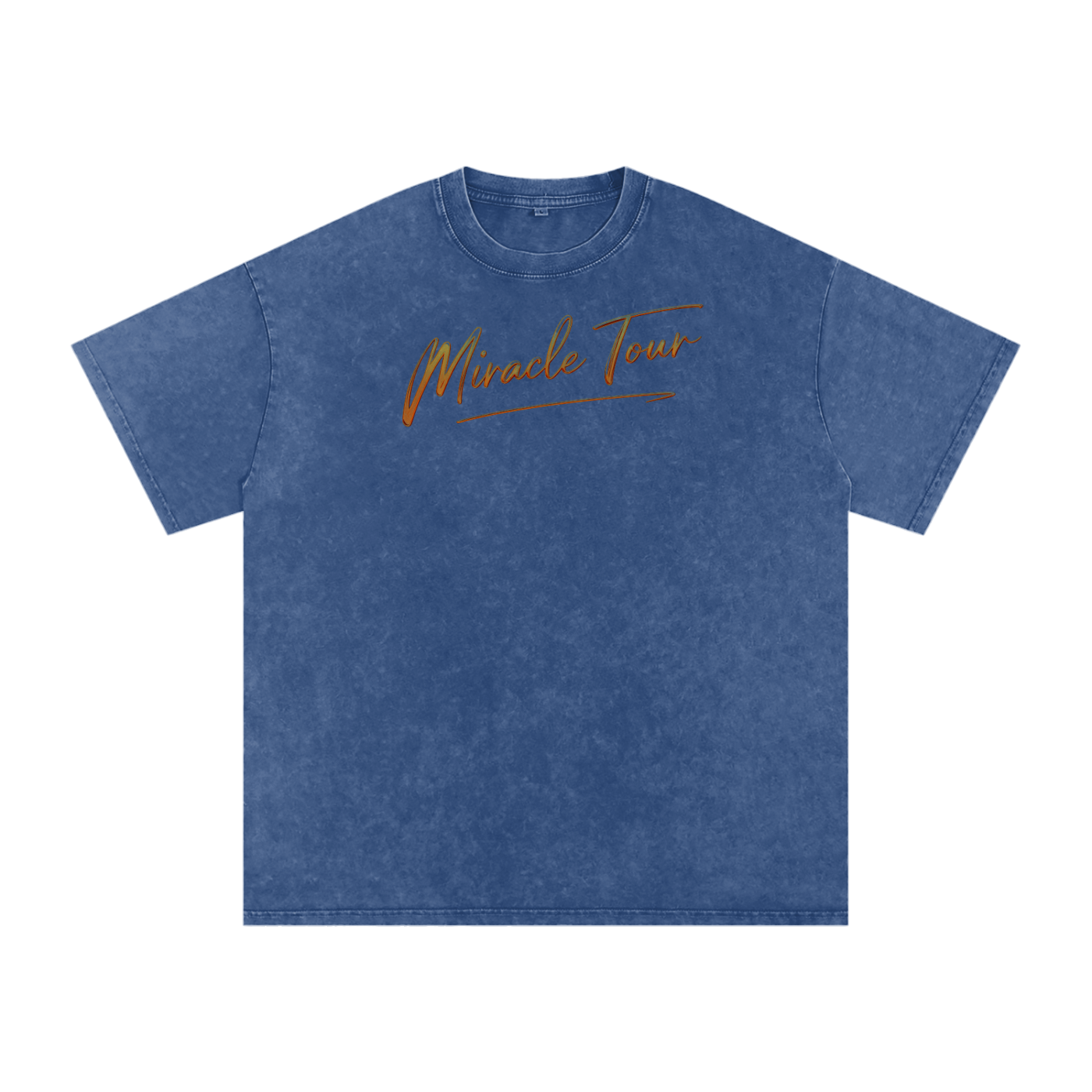 Miracle Tour Snow Washed Oversized Cotton T-Shirt