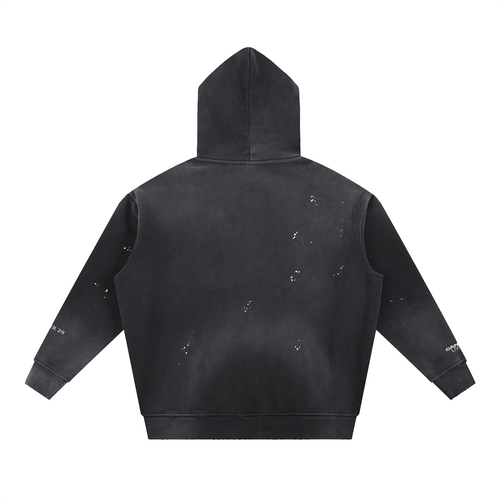 Chosen "CHZN" Vintage Washed Frayed Fleece Hoodie