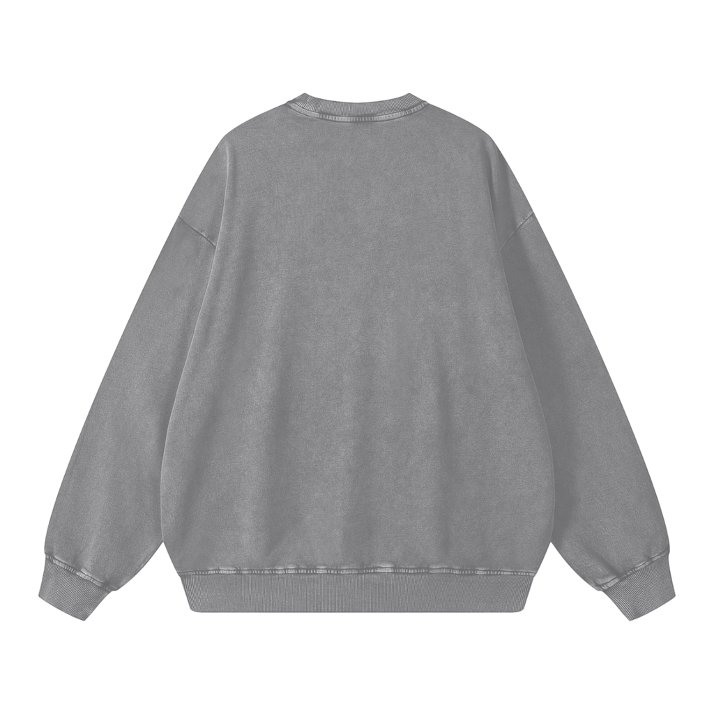 Drop The Stone (Snow Washed Oversized Sweatshirt)